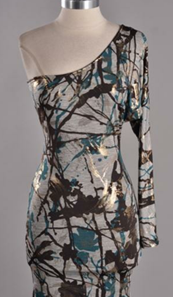 Pant Splash One Sleeve Dress